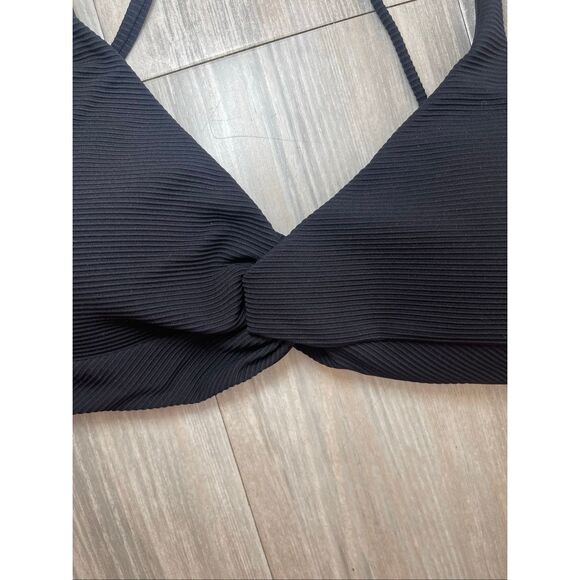 NWT Berlook black ribbed bikini Size Small - Picture 2 of 10
